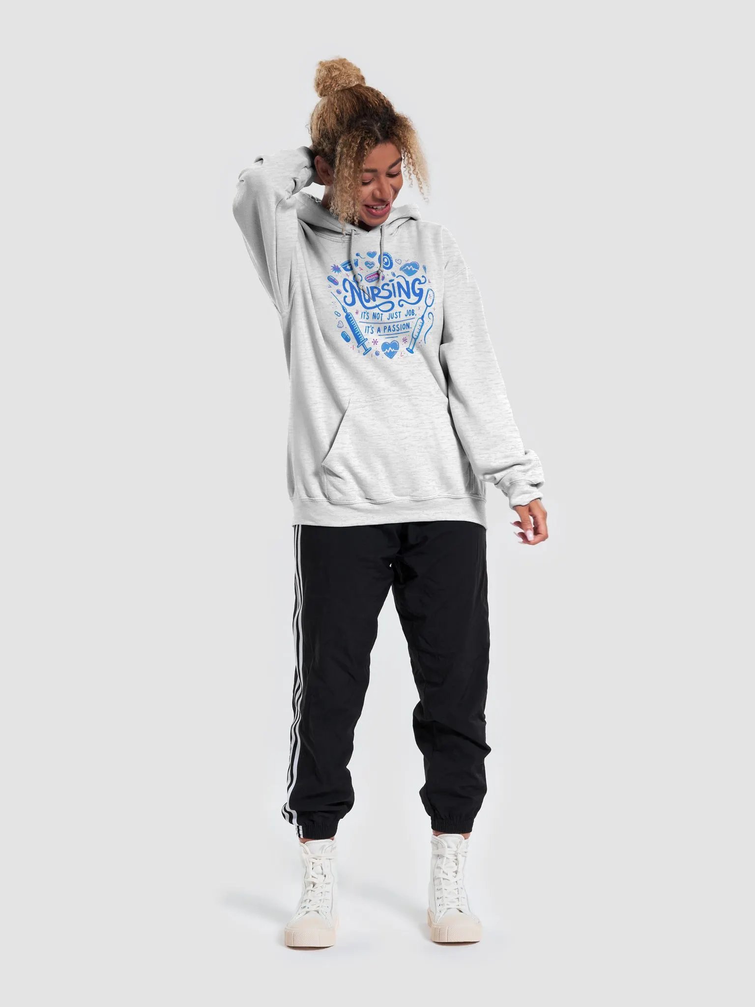 Passionate Nursing Icon Hoodie product image (59)