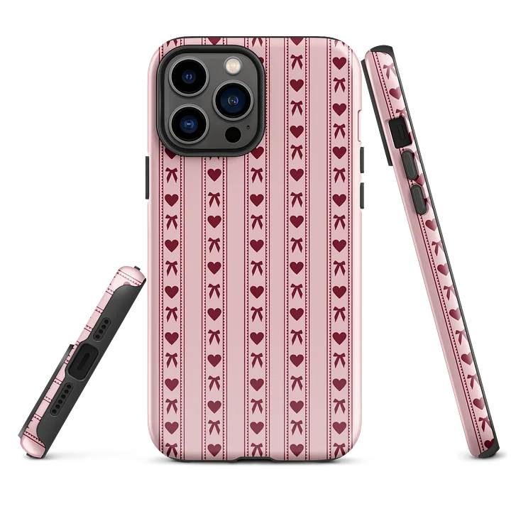 Bows & Hearts iPhone Case product image (2)
