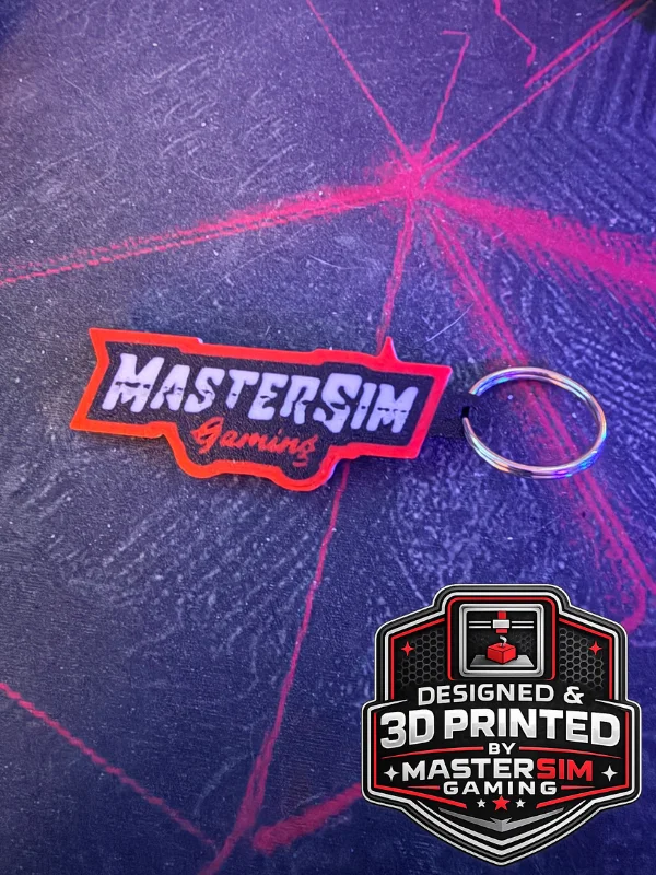 MasterSim 3D Printed Keychain product image (1)