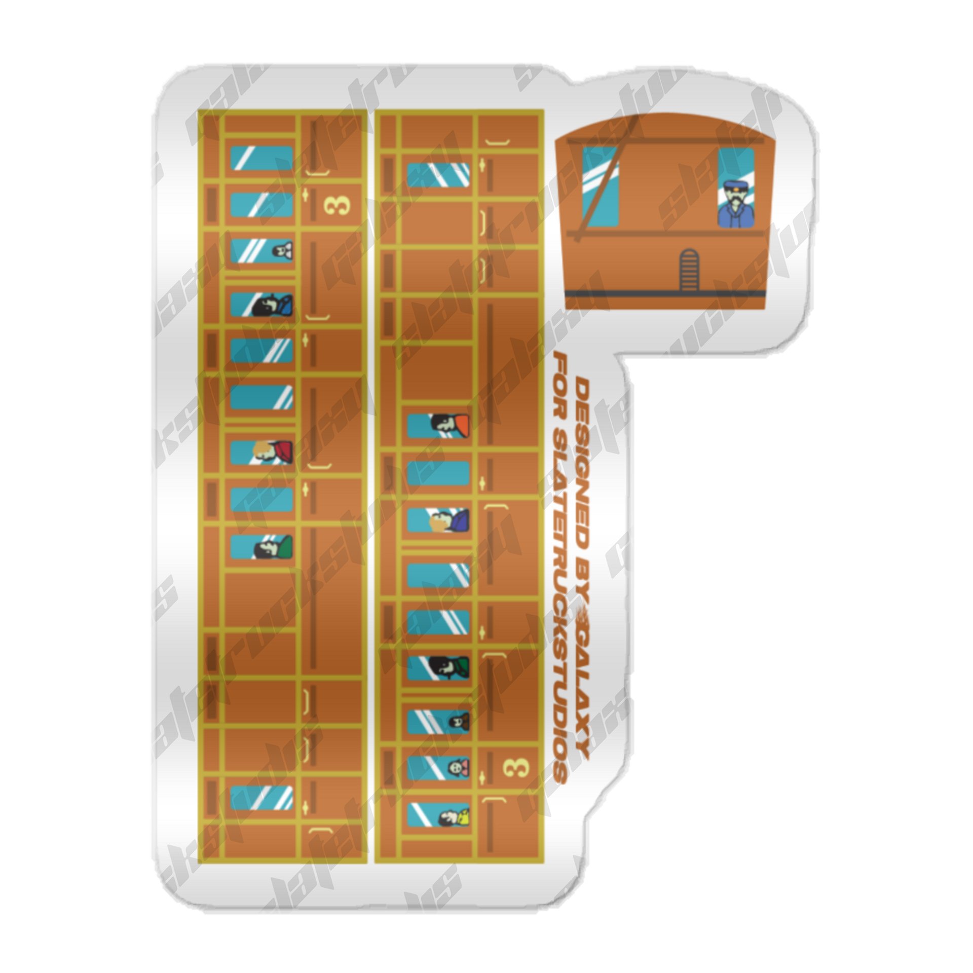 ERTL “Teak Livery Old Coaches” Sticker Set product image (1)