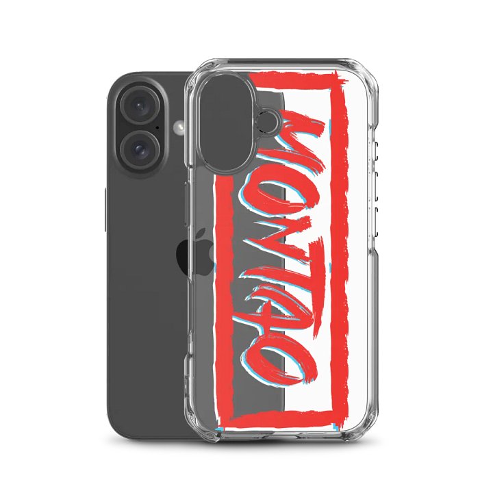 Montao Logo iPhone Case Red product image (50)