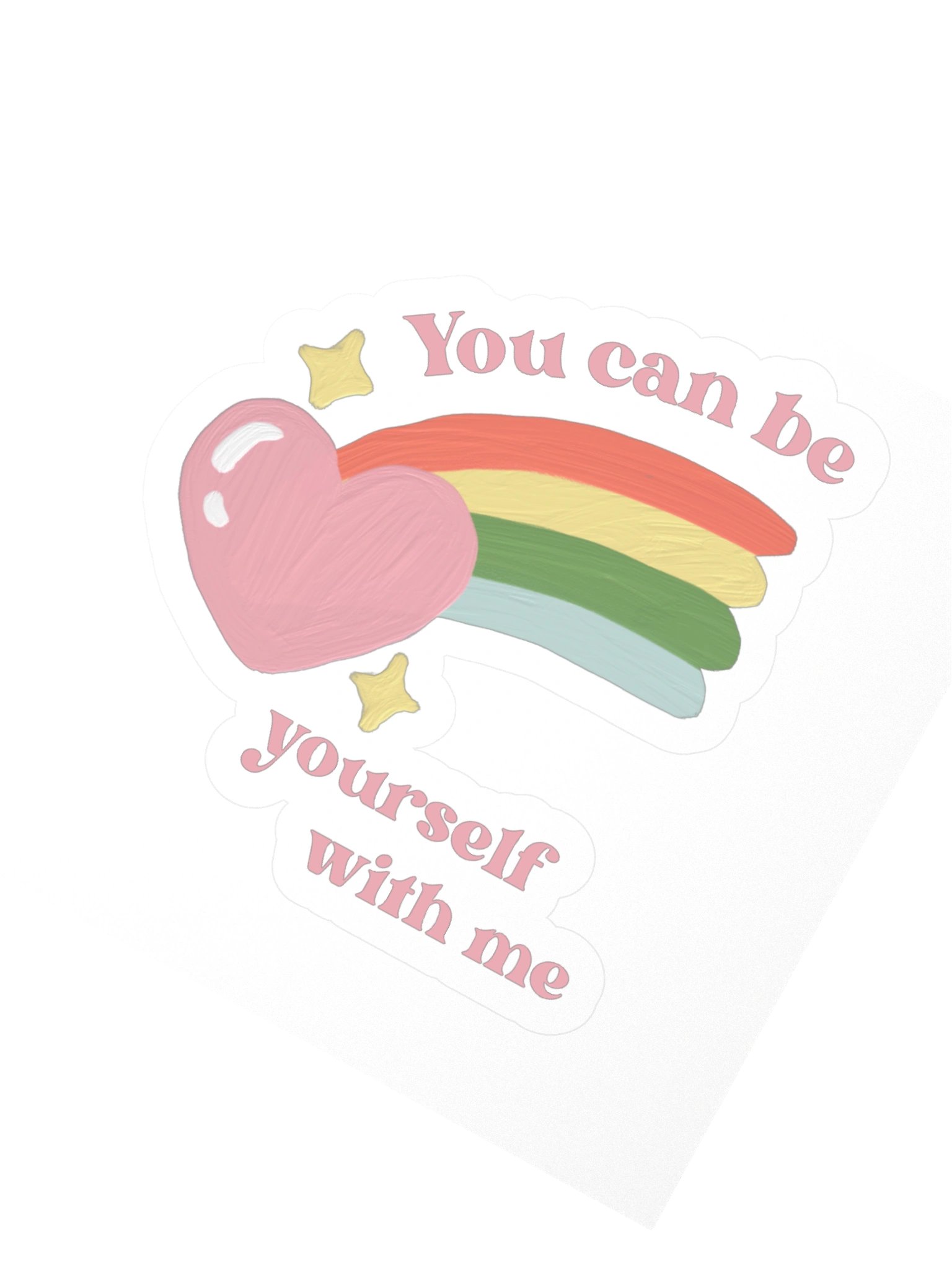 You Can Be Yourself with Me Sticker product image (7)