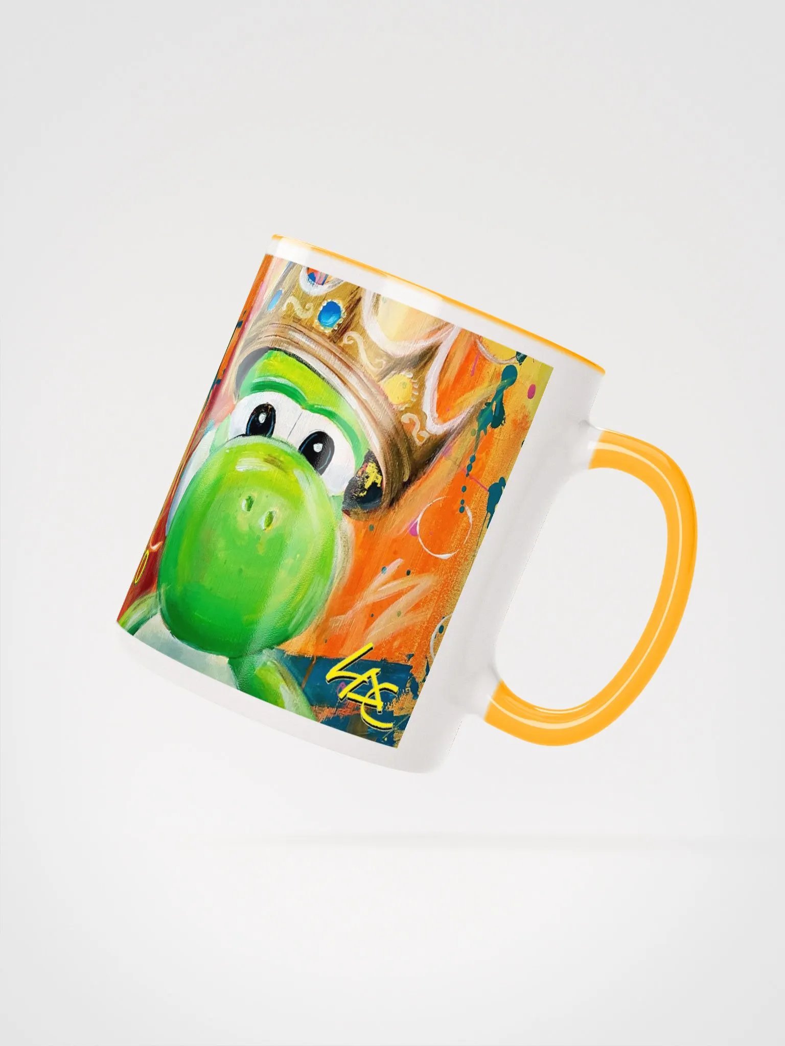 Green Dinosaur Rapper Mug product image (2)