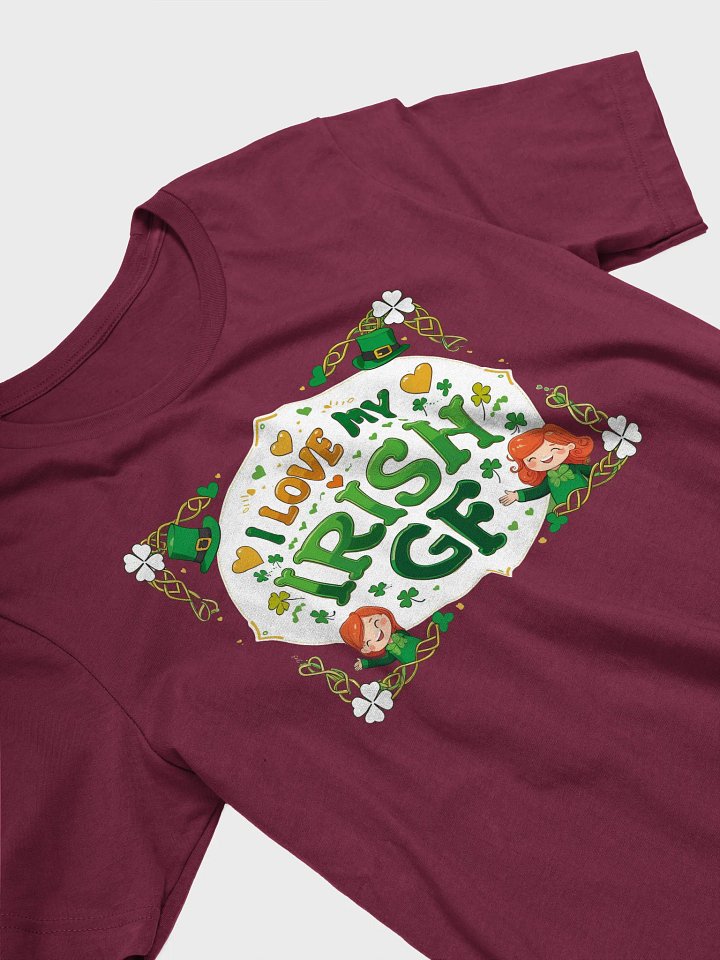 I Love My Irish GF – Cute & Proud Irish Romance Design product image (2)