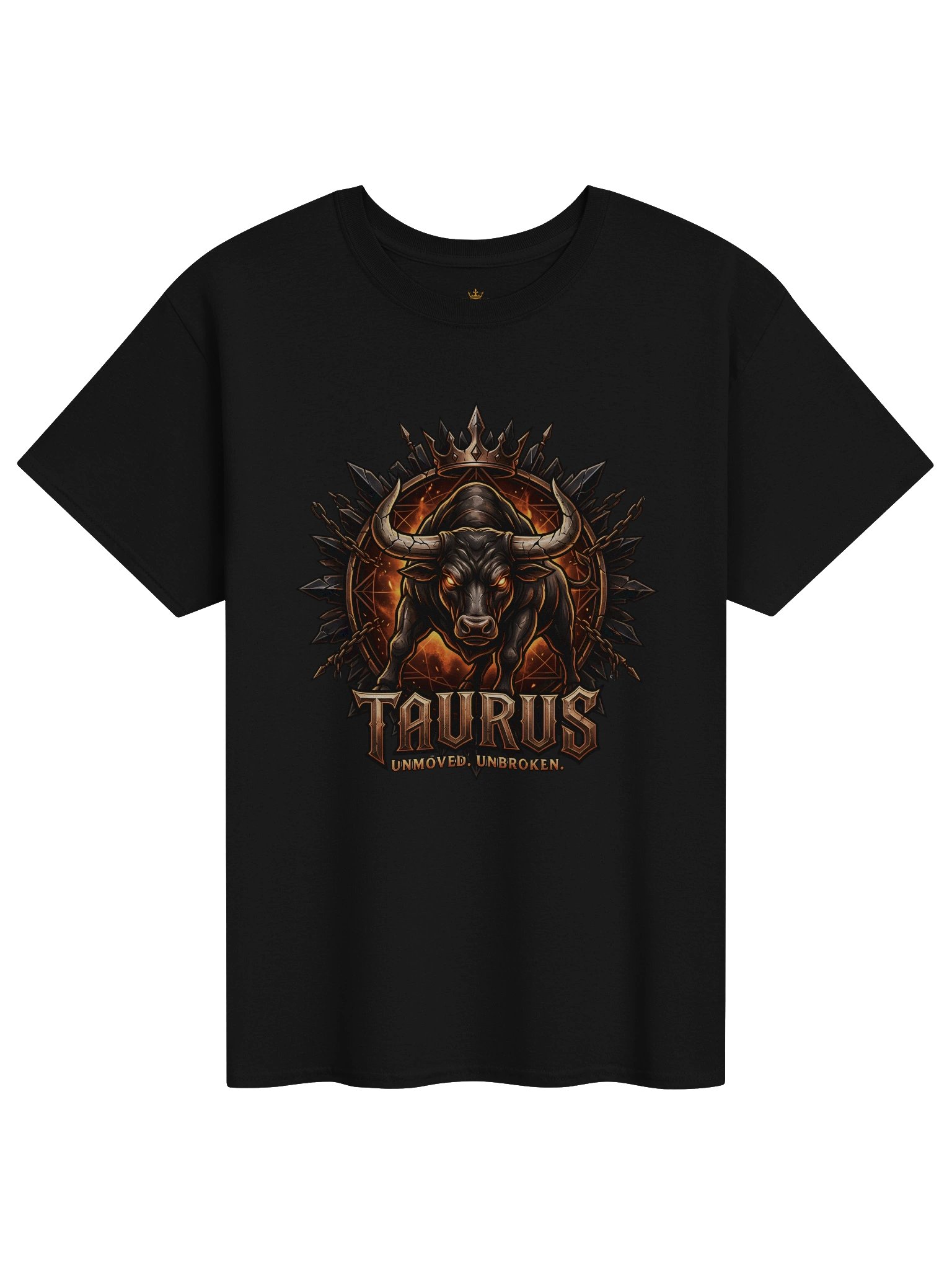 Taurus Zodiac Gothic Streetwear Graphic Tee product image (4)