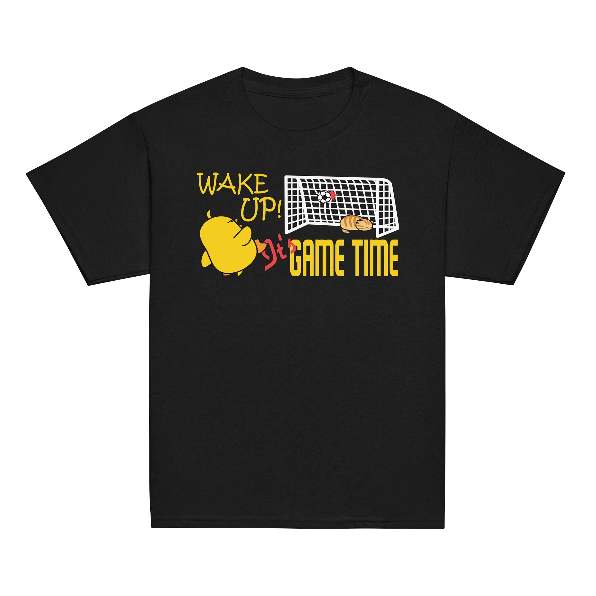 Soccer Cat (WAKE UP, It's GAME TIME) - Unisex Youth Heavyweight T-shirt product image (5)