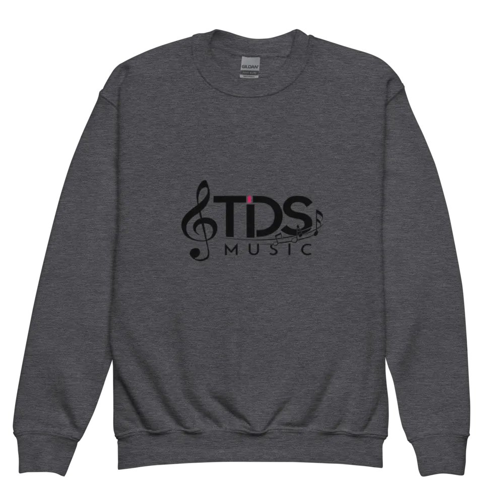 TDS Music Youth Crew Neck Sweatshirt in Blue, White, Black, Red, Gray (XS-XL) product image (3)