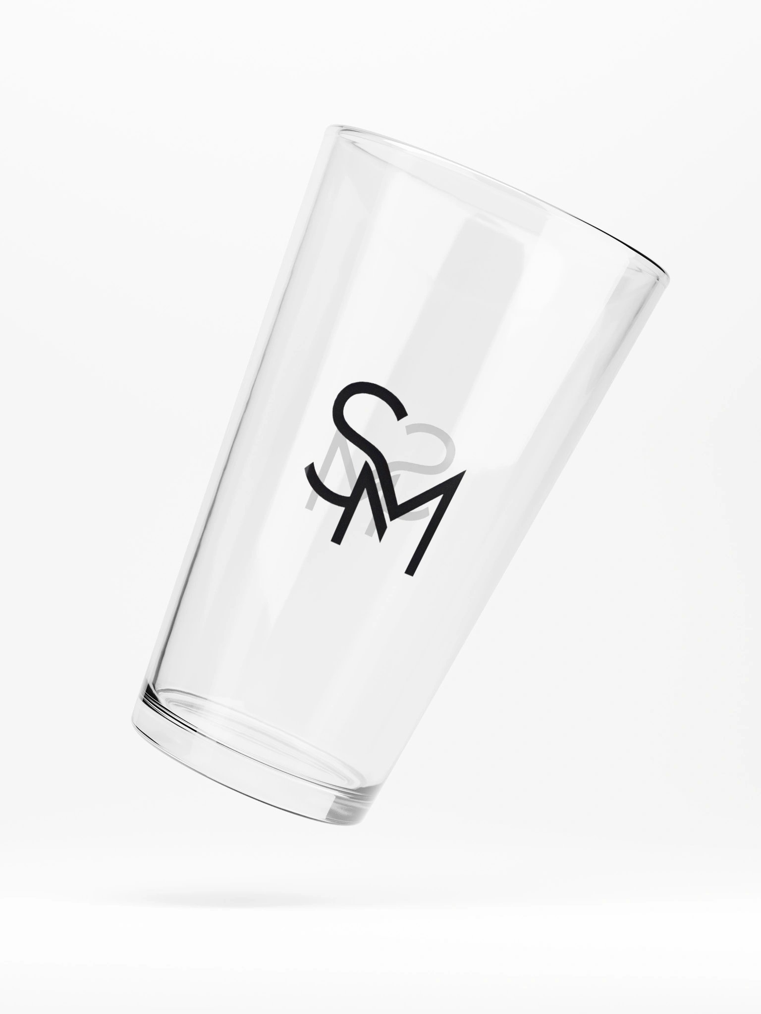 Minimal SM Monogram Shaker Pint Glass product image (5)
