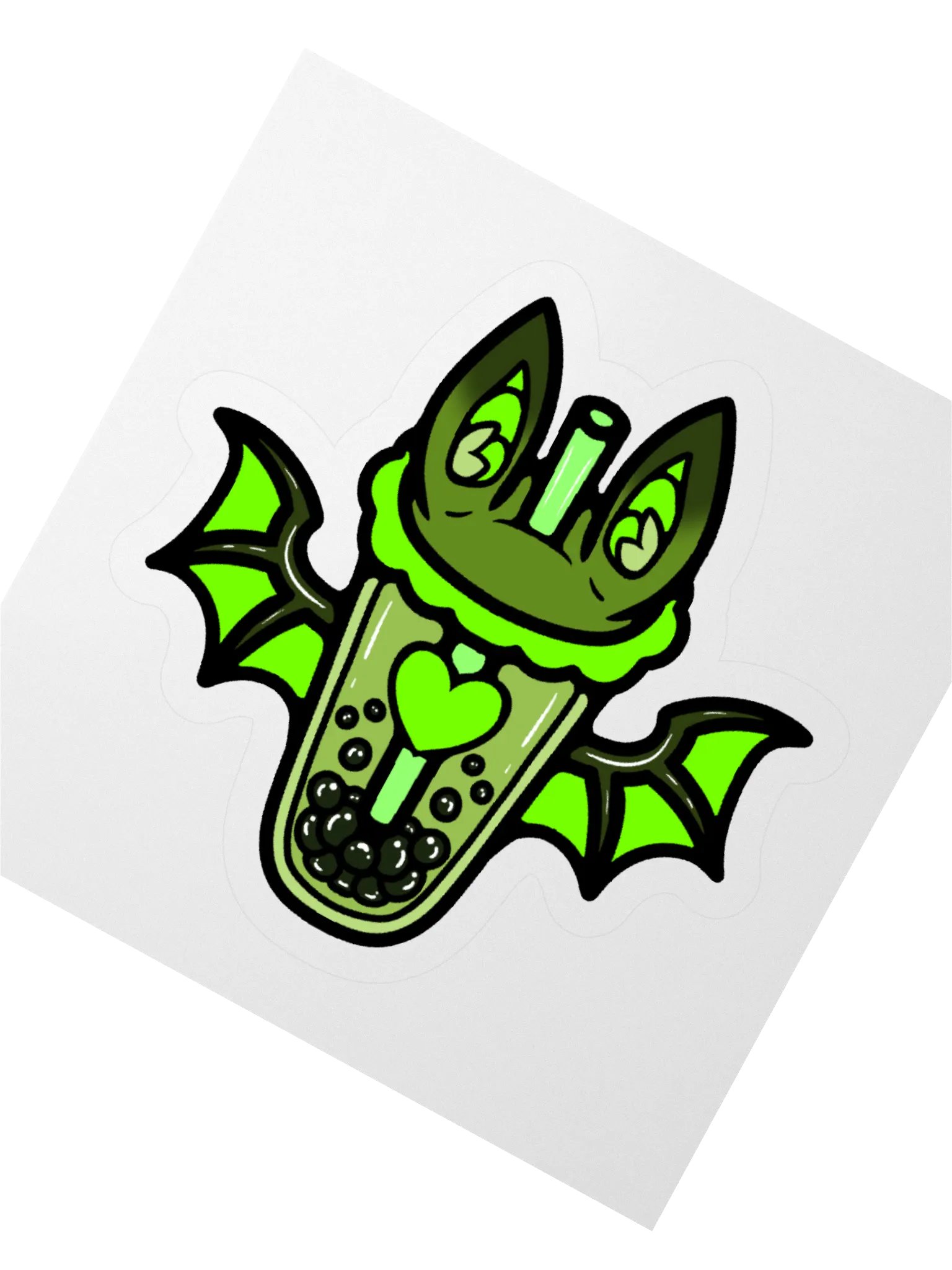MatchaEXE Green Bobat Sticker product image (6)