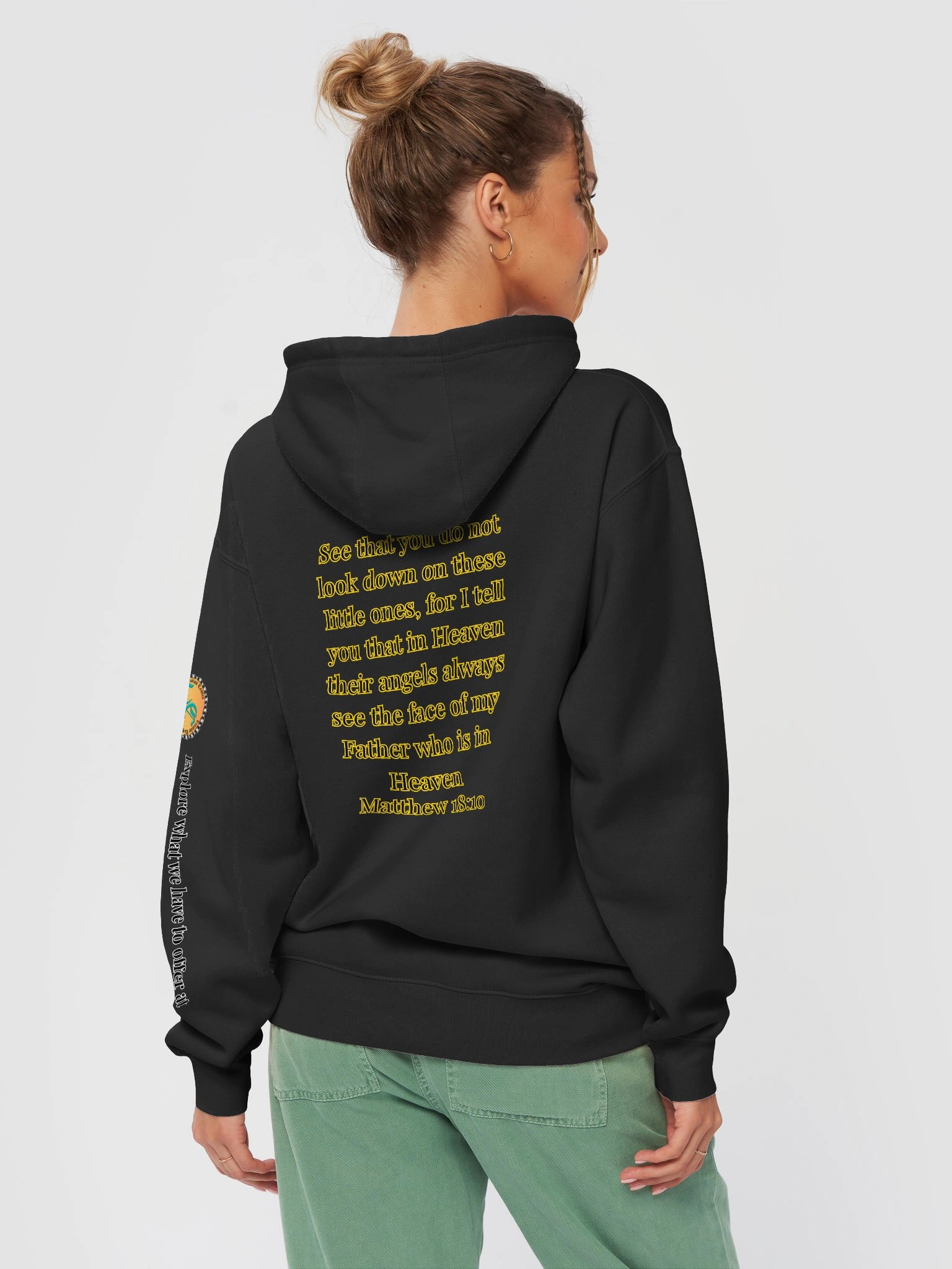 Angels Watch Over Them (Female) Lane Seven Premium Pullover Hoodie product image (4)