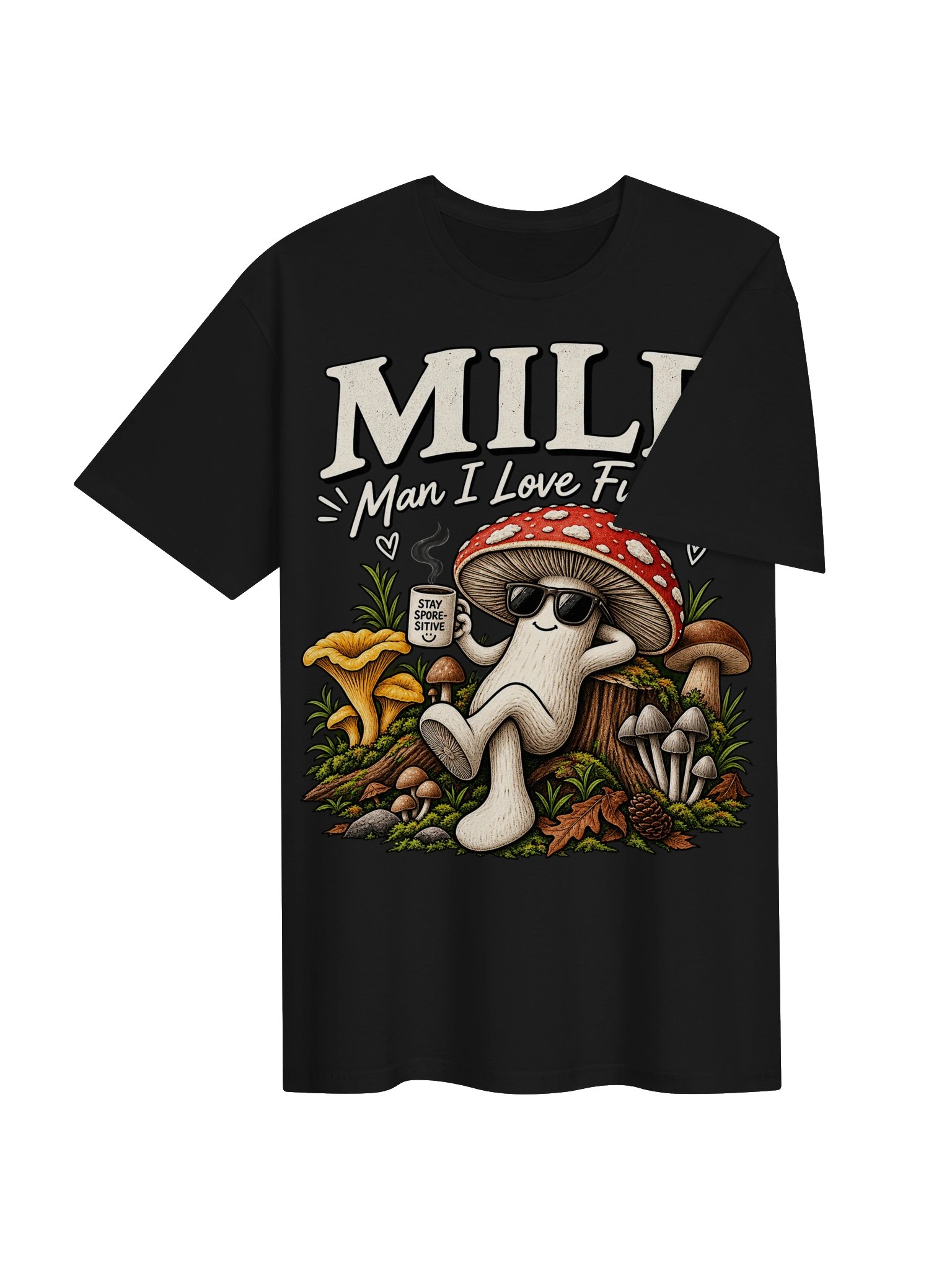MILF – Man I Love Fungi Funny Mushroom T-Shirt product image (4)