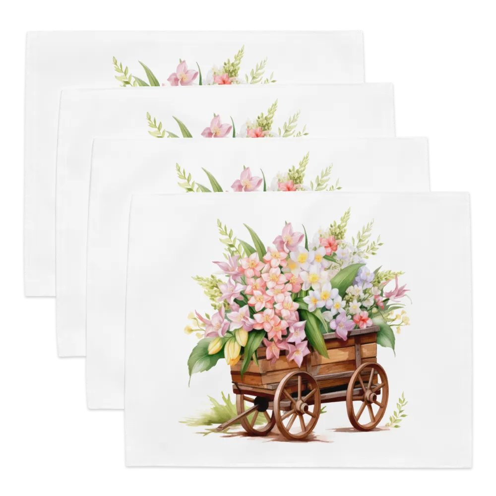 Floral Cart Harmony Placemat Set (Set of 4) product image (6)