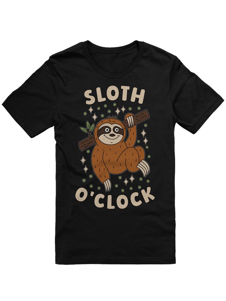 Sloth O'Clock Sloth Unisex T-shirt product image (1)