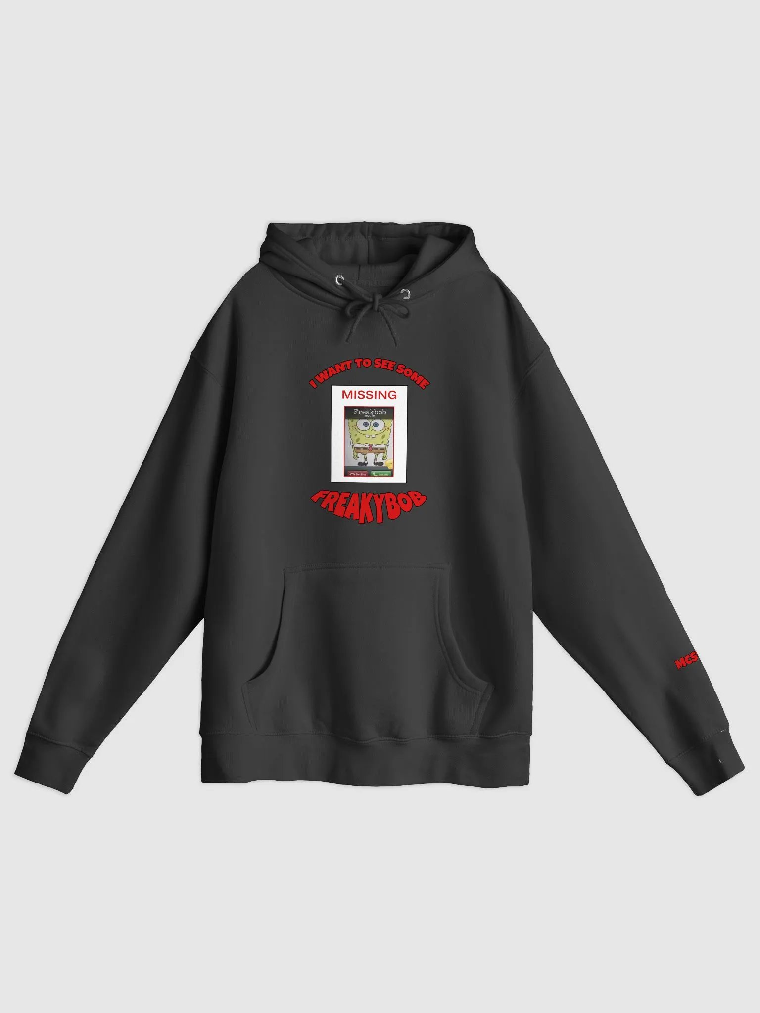 Freakybob OG Black Hoodie product image (1)