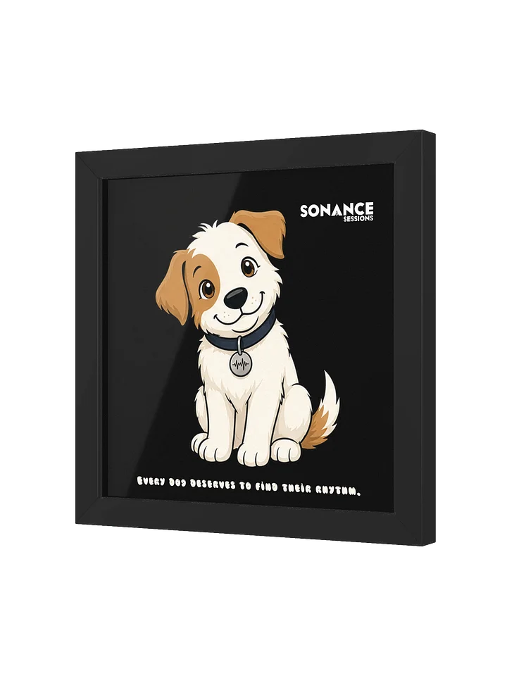 Sonance Dog Framed Matte Poster (Sit) product image (2)