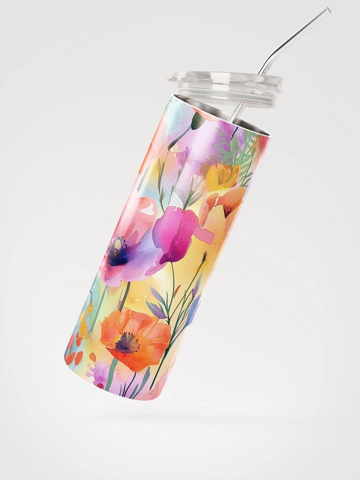 Floral Rush Stainless Steel Tumbler product image (2)