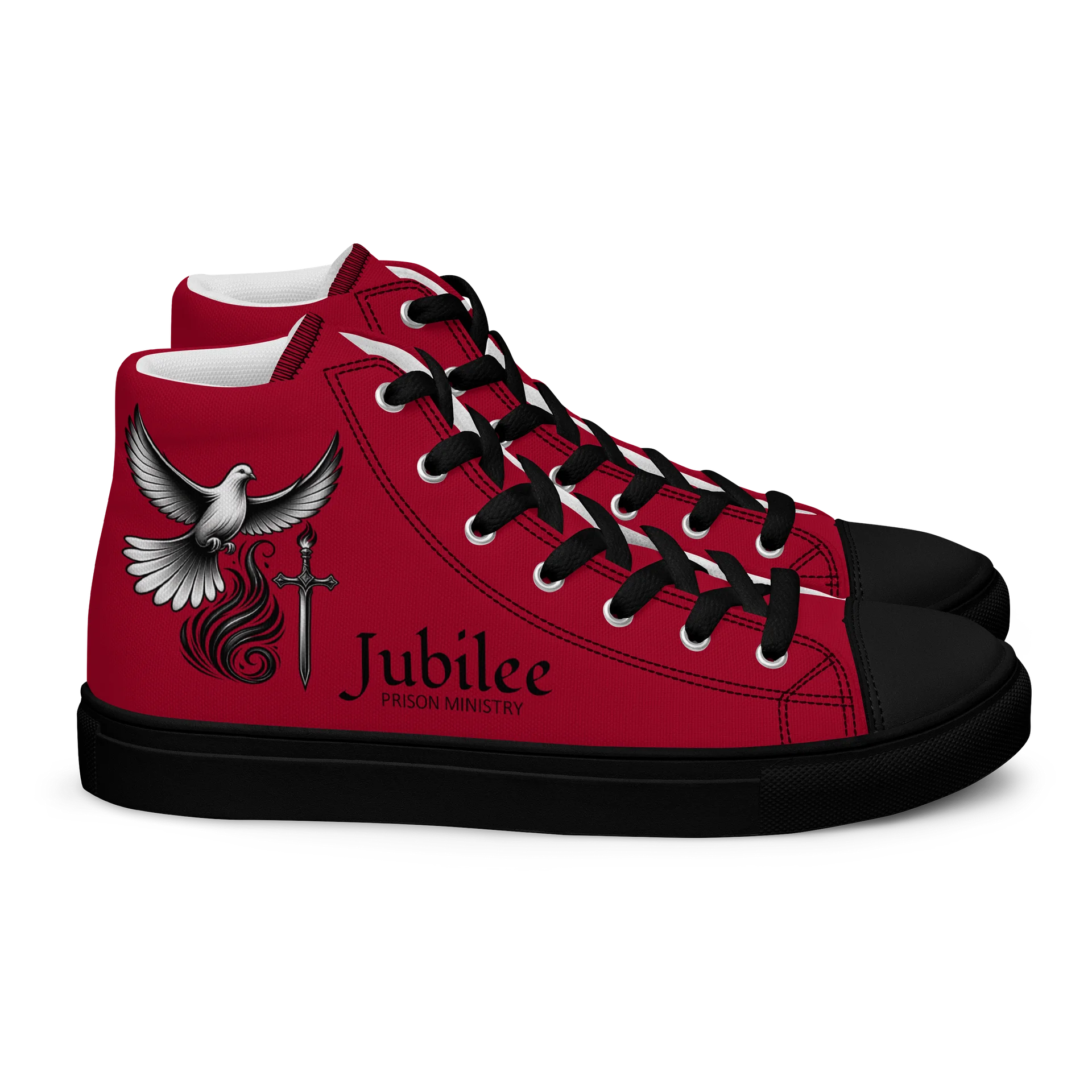 Men's Jubilee High-tops - Red product image (2)