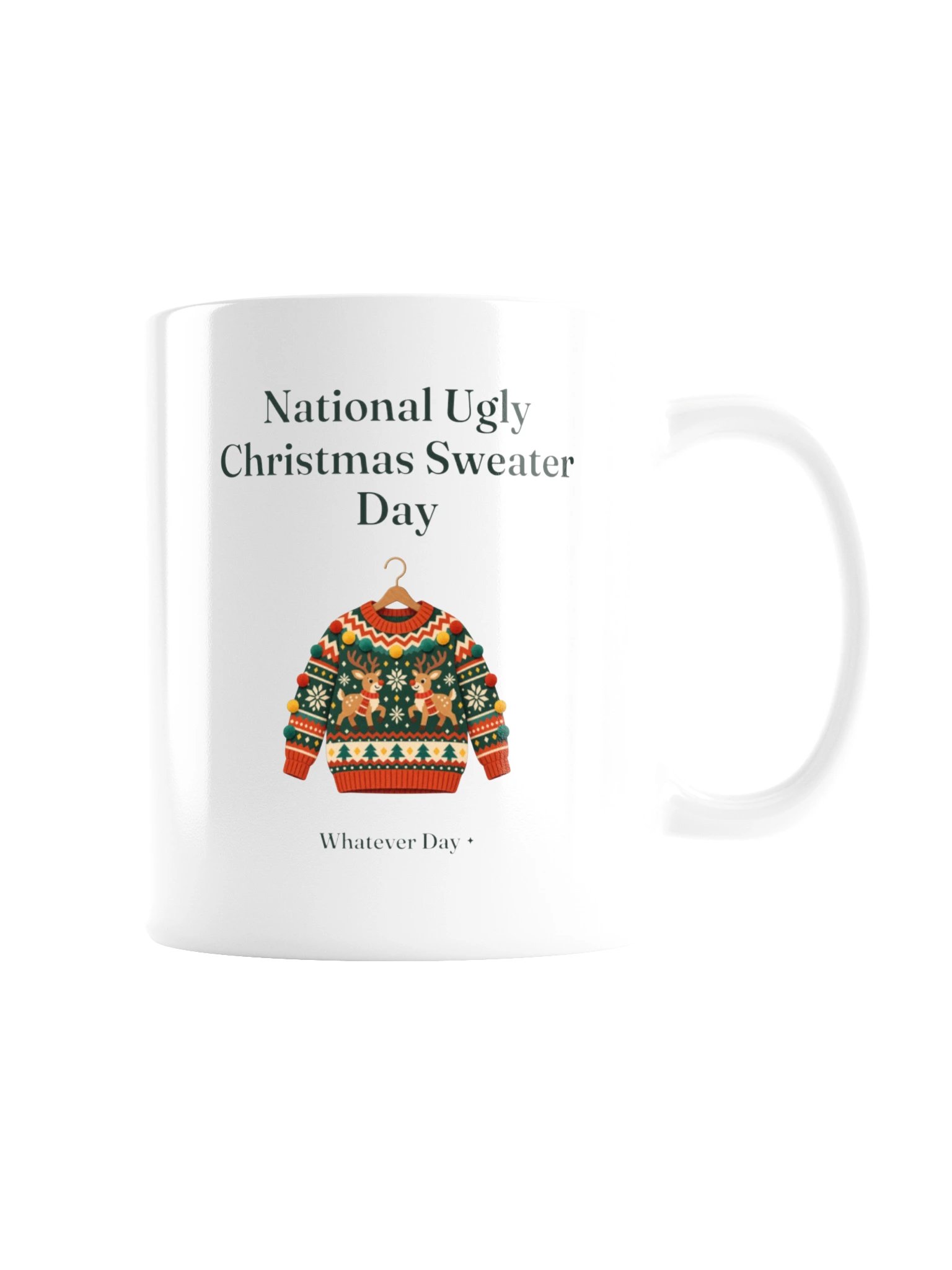 National Ugly Christmas Sweater Day Mug product image (3)