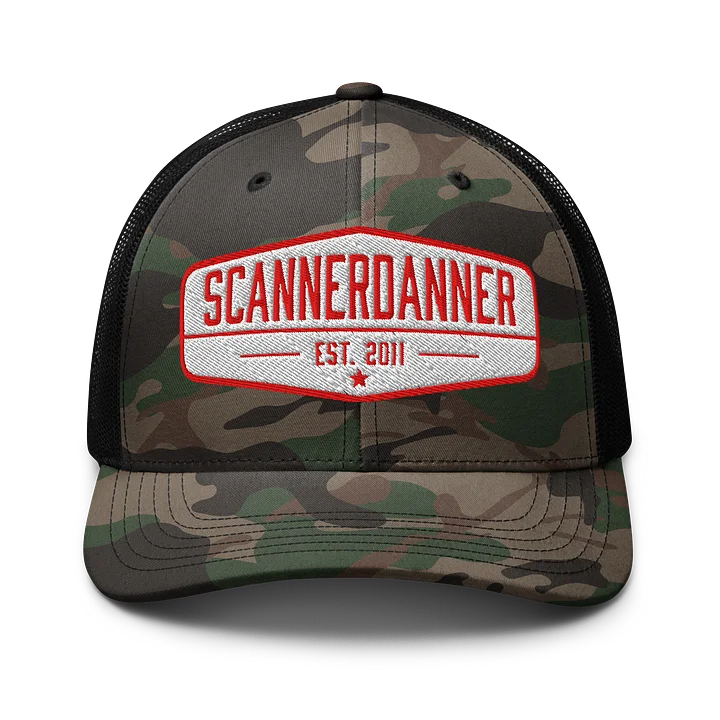 SD Camo Embroidered Trucker Hat product image (1)