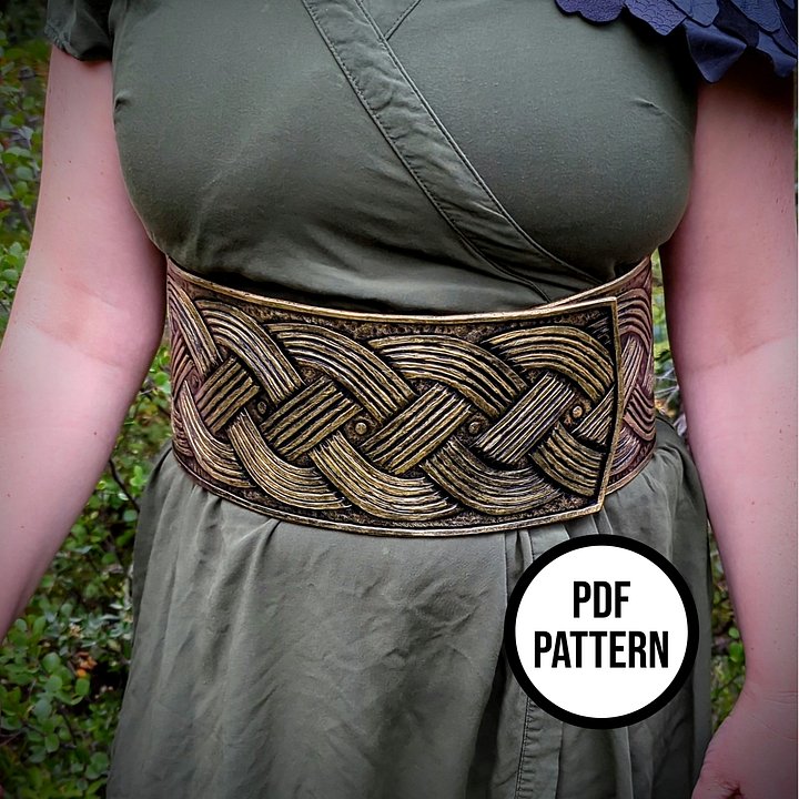 Leather Annatar Belt - PDF Pattern for Leatherwork product image (1)