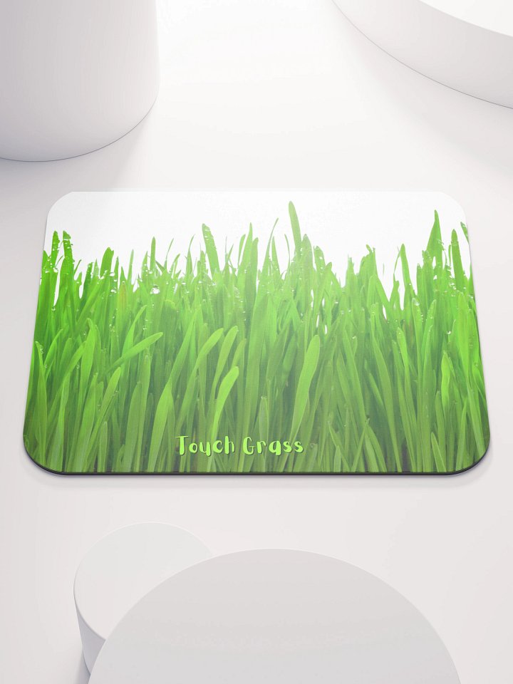 TOUCH GRASS MOUSE PAD product image (1)