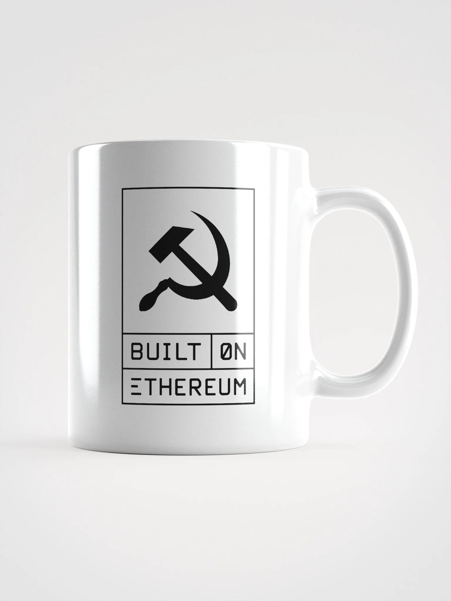 Built on Ethereum white mug product image (1)