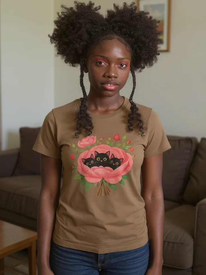 Feline in Bloom T-shirt product image (1)