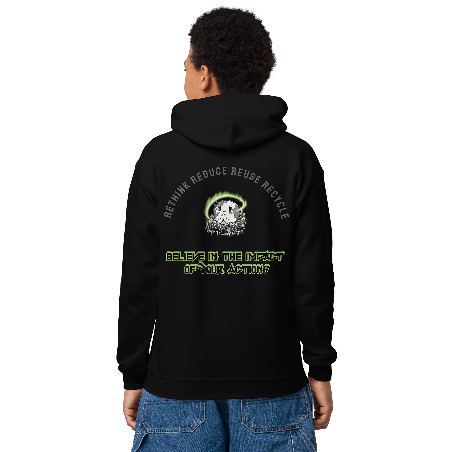 Save Me Kids Hoodie | Eco-Friendly Style for Young Activists product image (13)