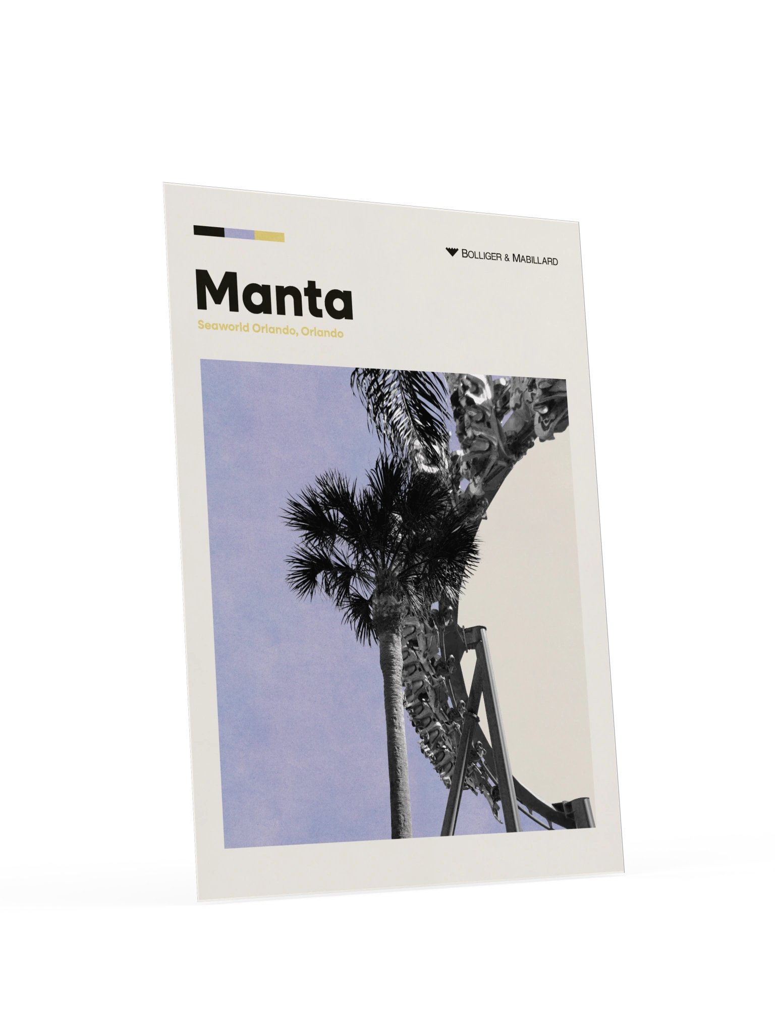 Manta Mid-Century Modern Poster product image (5)