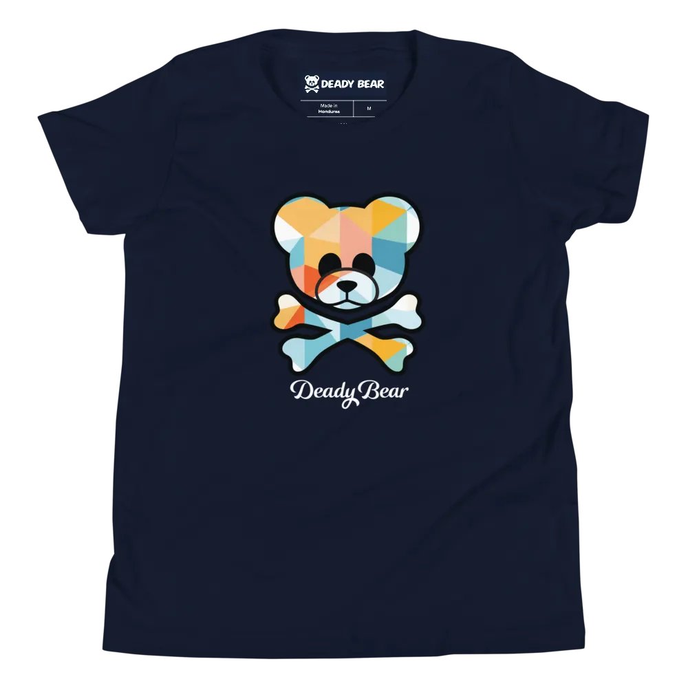Deady Bear Geometric Design Youth T-Shirt product image (37)