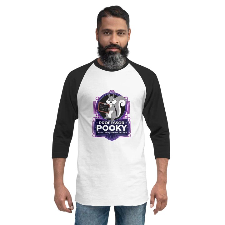 Quantum Physics Squirrel Raglan Tee product image (2)