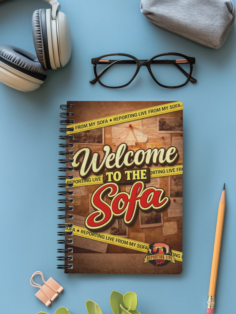 Welcome to the Sofa Crime Board Spiral Notebook product image (6)