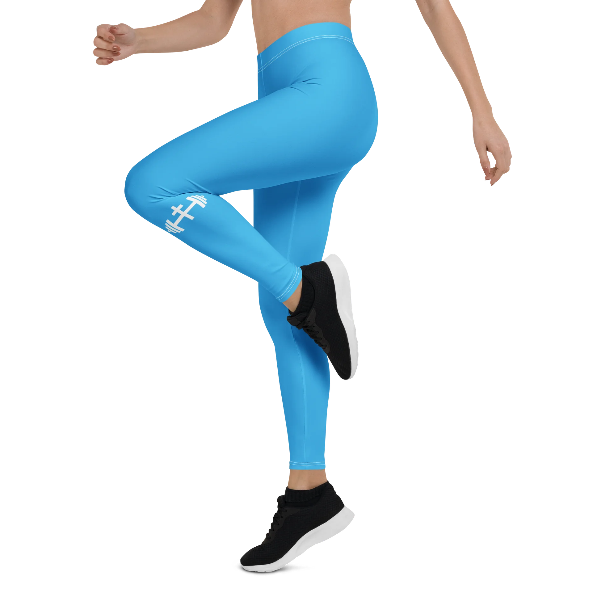 His House Womens Performance Leggings - Sky blue product image (5)