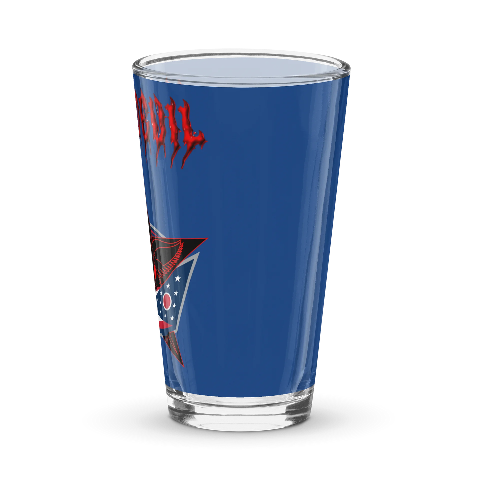 Wes Devil Hockey Jersey Pint Glass product image (4)