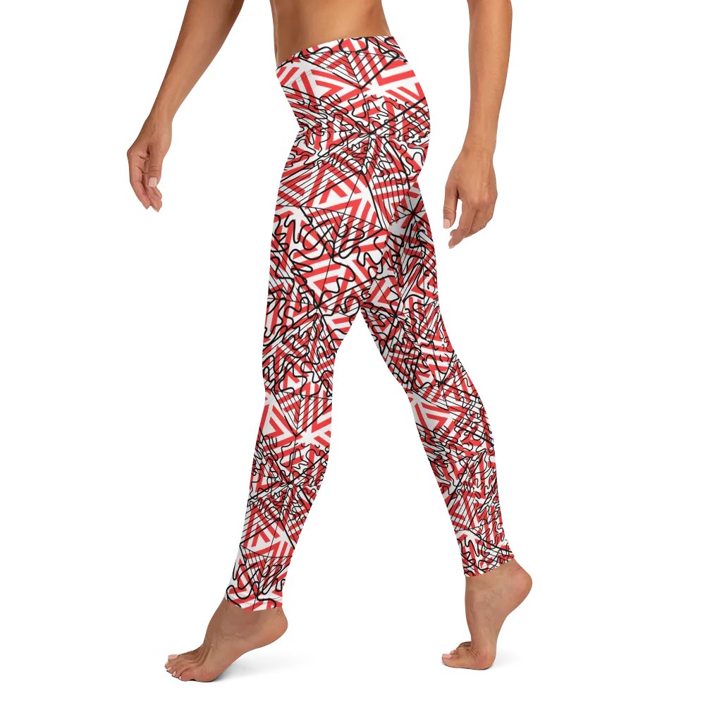 JoBeths' Designed Adult Leggings👖Black Web 🕸 product image (5)