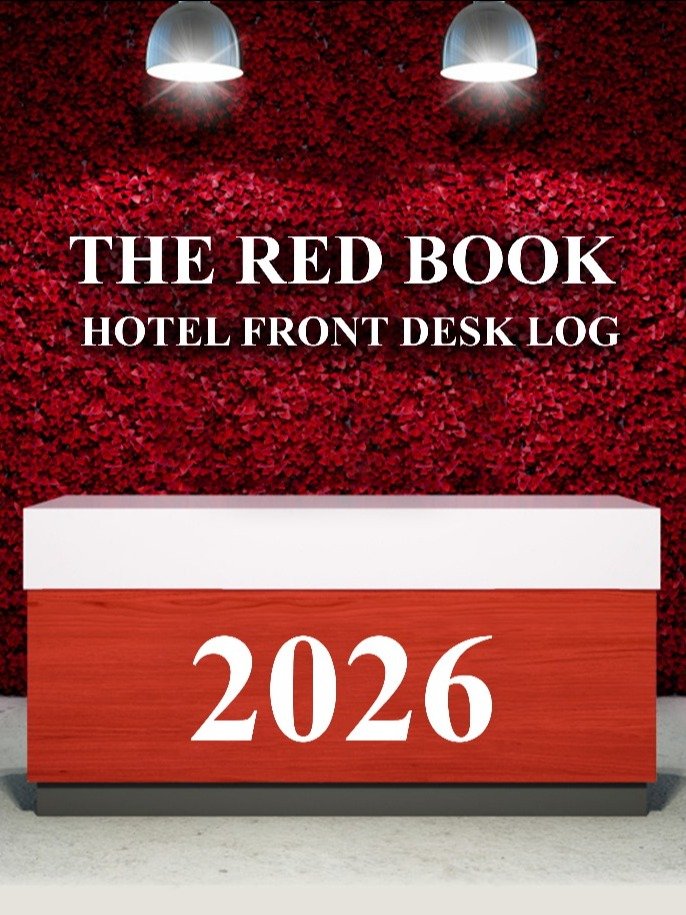 The Red Book Front Desk Log 2026 product image (2)