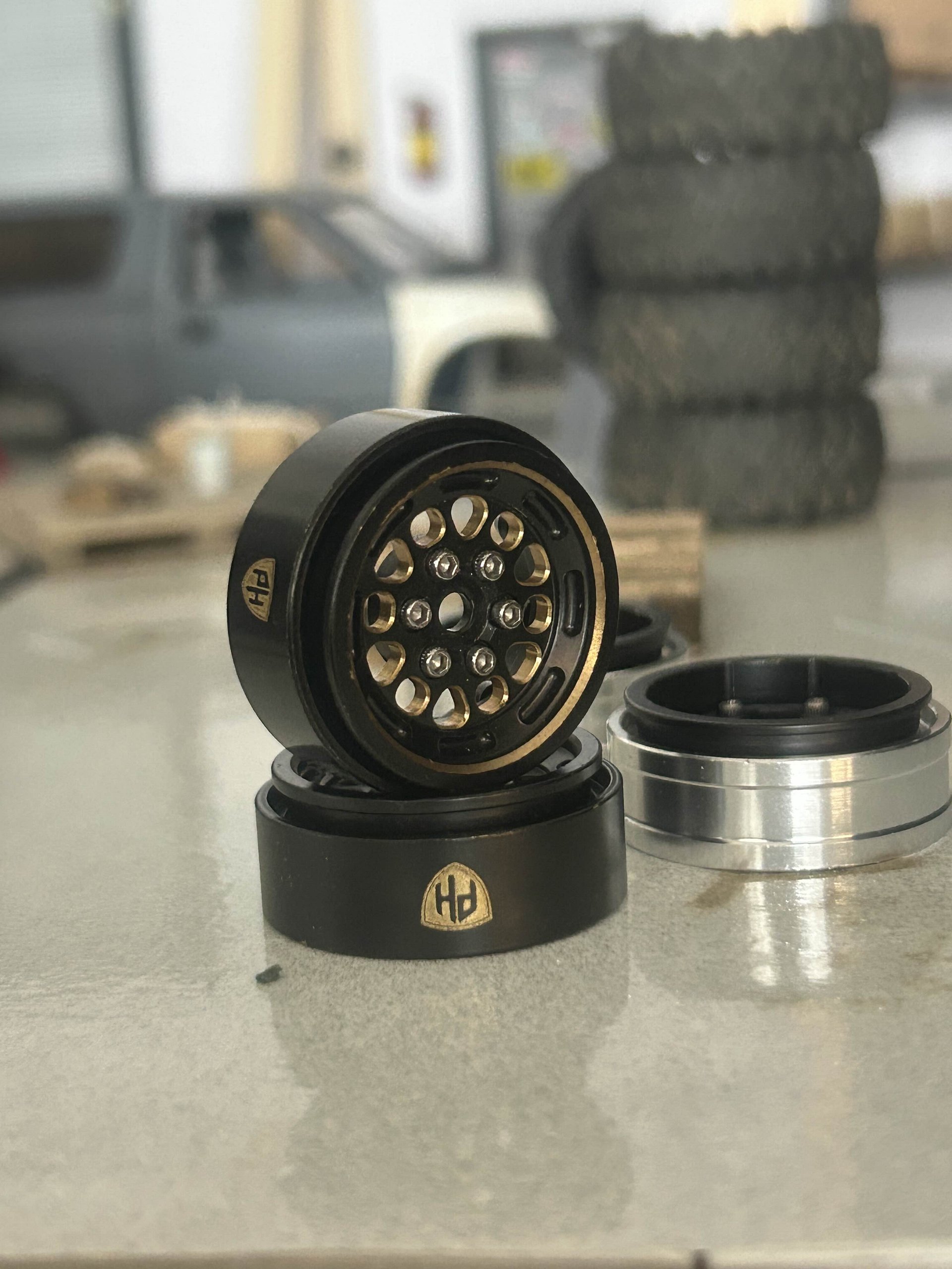 Powerhobby brass wheels product image (1)