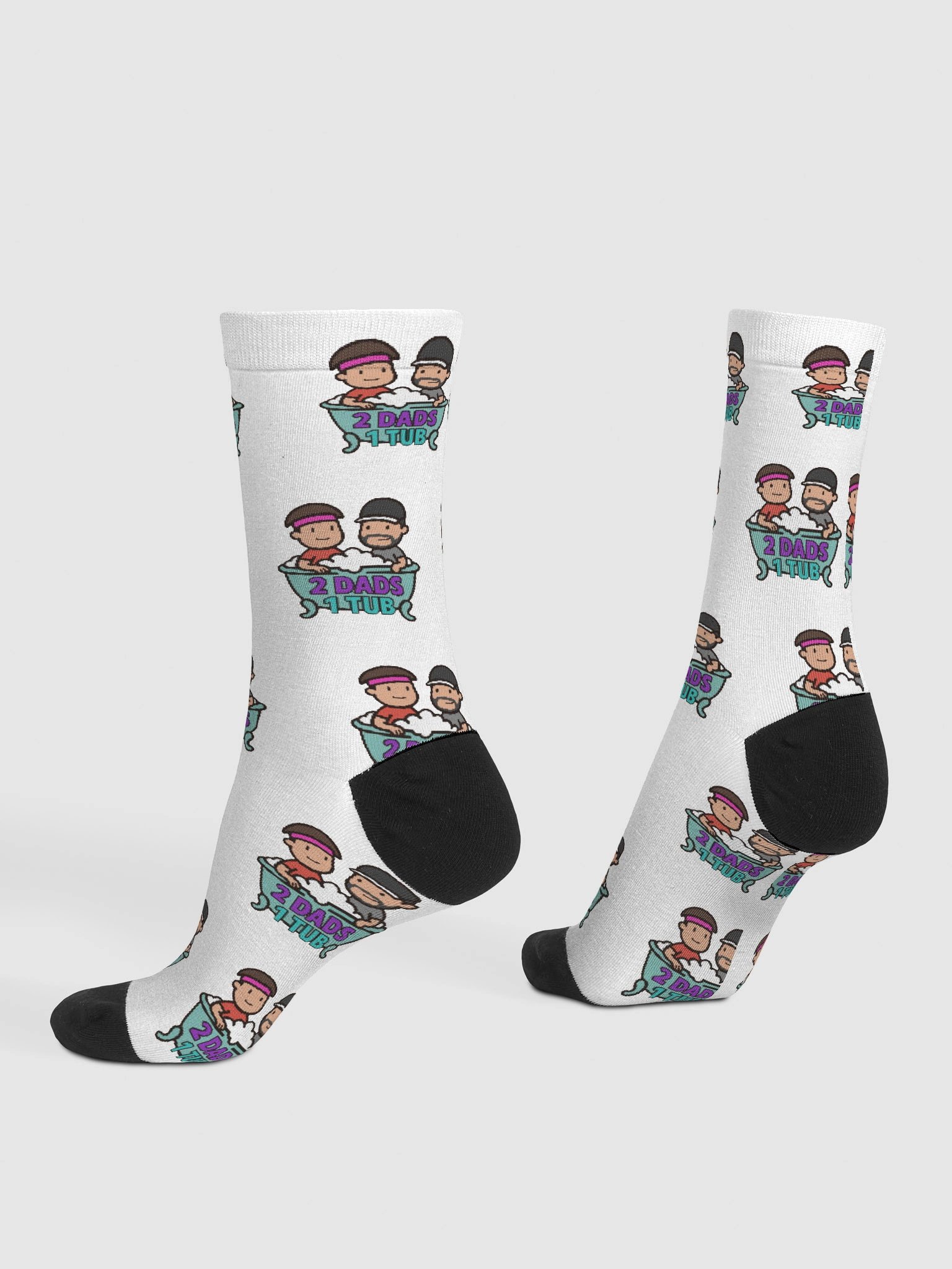 🧦 2 Dads 1 Tub Crew Socks 🛁 product image (4)