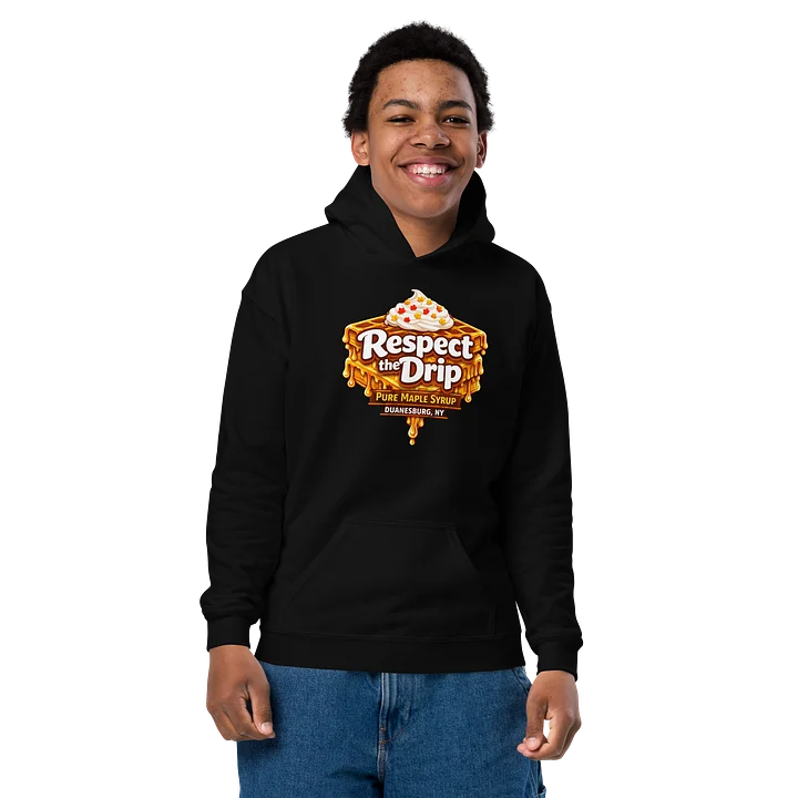 Kids Respect the Drip Maple Sryup Hoodie product image (7)