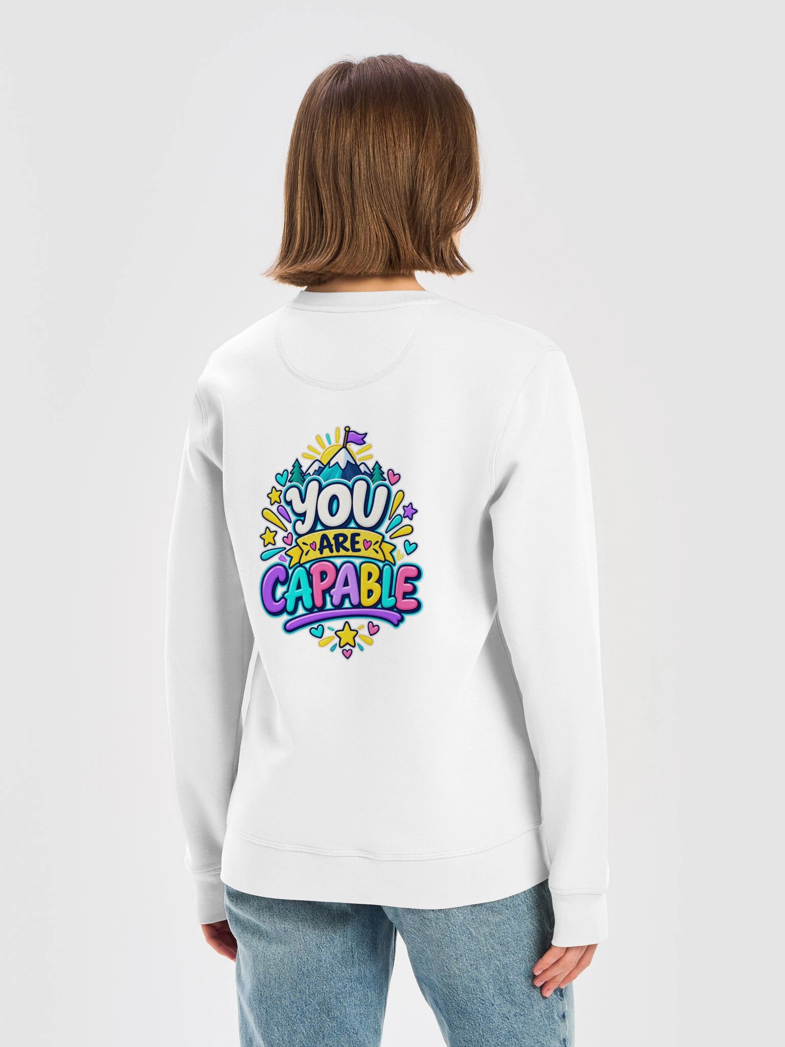 Stanley/Stella Unisex Organic Inspirational Sweatshirt - You are Capable. product image (1)