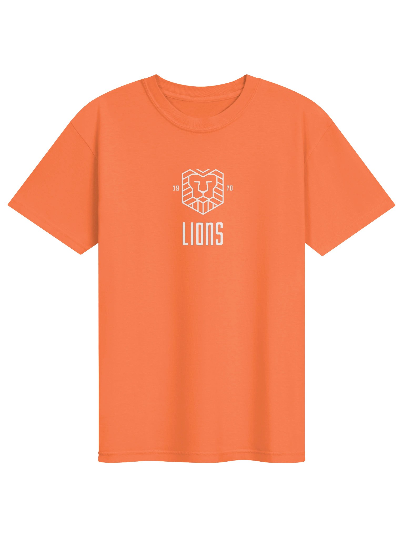 1970 Lions Logo (White) Tee - Comfort Colors product image (1)