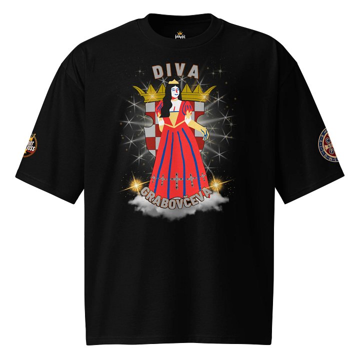 Diva Grabovčeva Crowned Red Dress Tee product image (1)