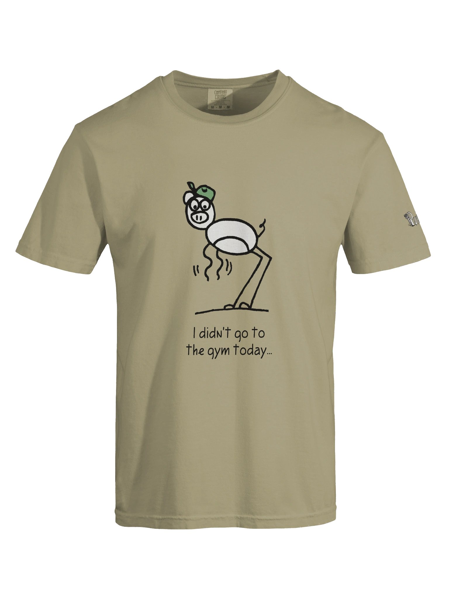 'I didn't go to the gym today' Pupsies! Heavyweight T-Shirt product image (77)
