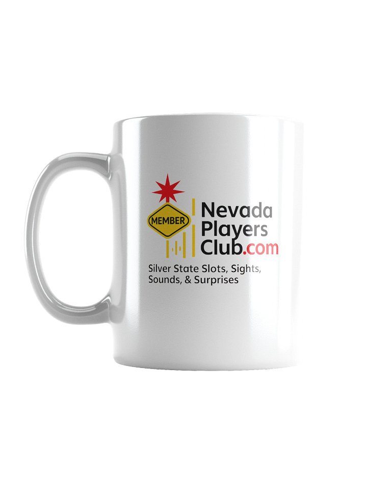 White Nevada Players Club Member Mug product image (1)
