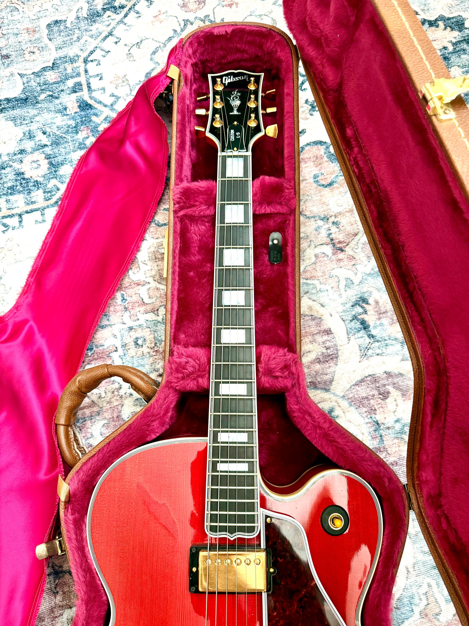 1998 Gibson L5-CT "FIGURED CHERRY RED" Custom Historic Series + OHSC product image (9)