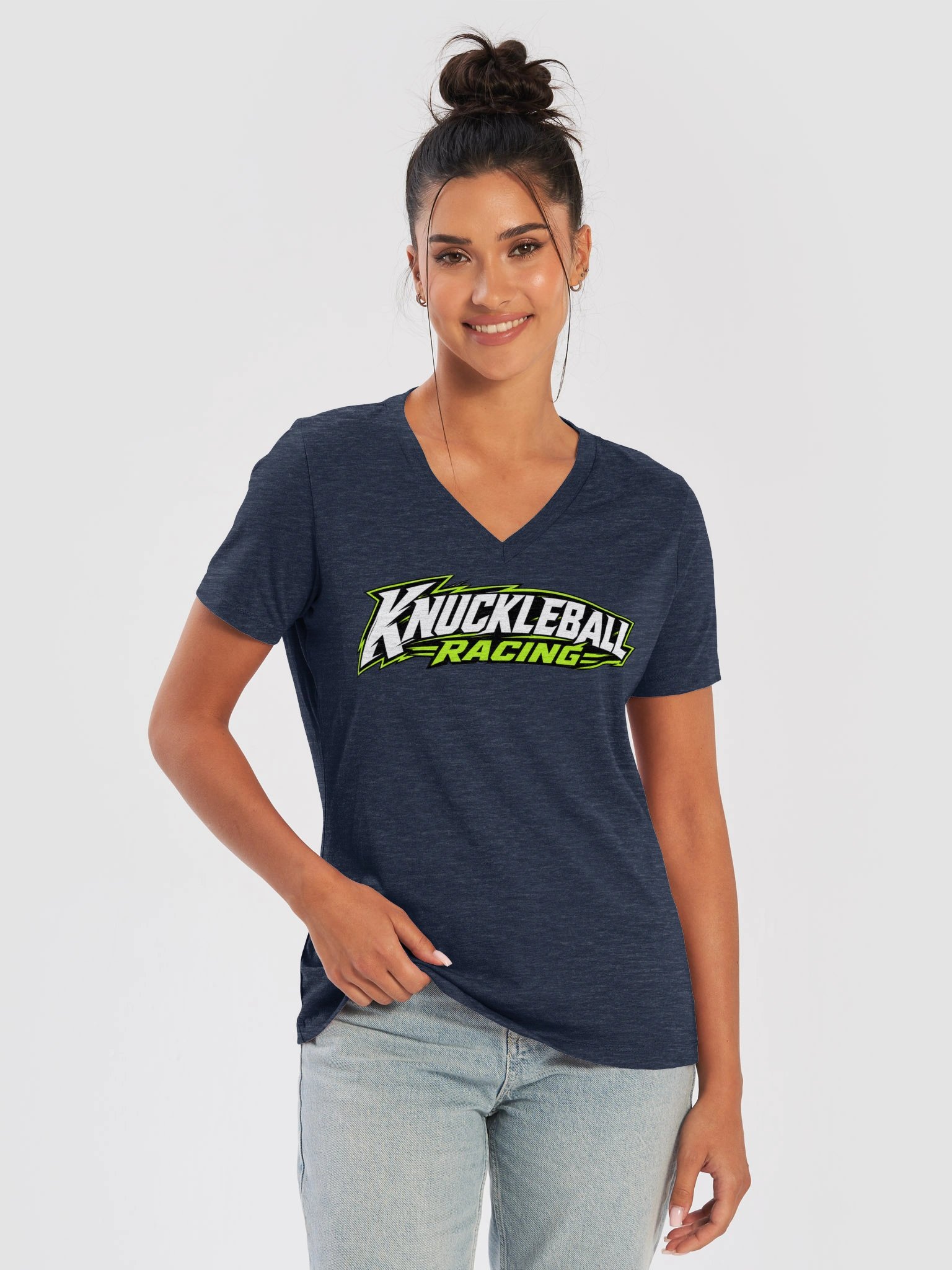 Womens V-Neck Knuckleball Tee product image (1)