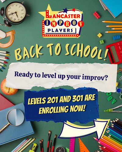 What are you waiting for? 👀 Our second and third level improv courses are enrolling now; if you’ve been looking for a chance ...