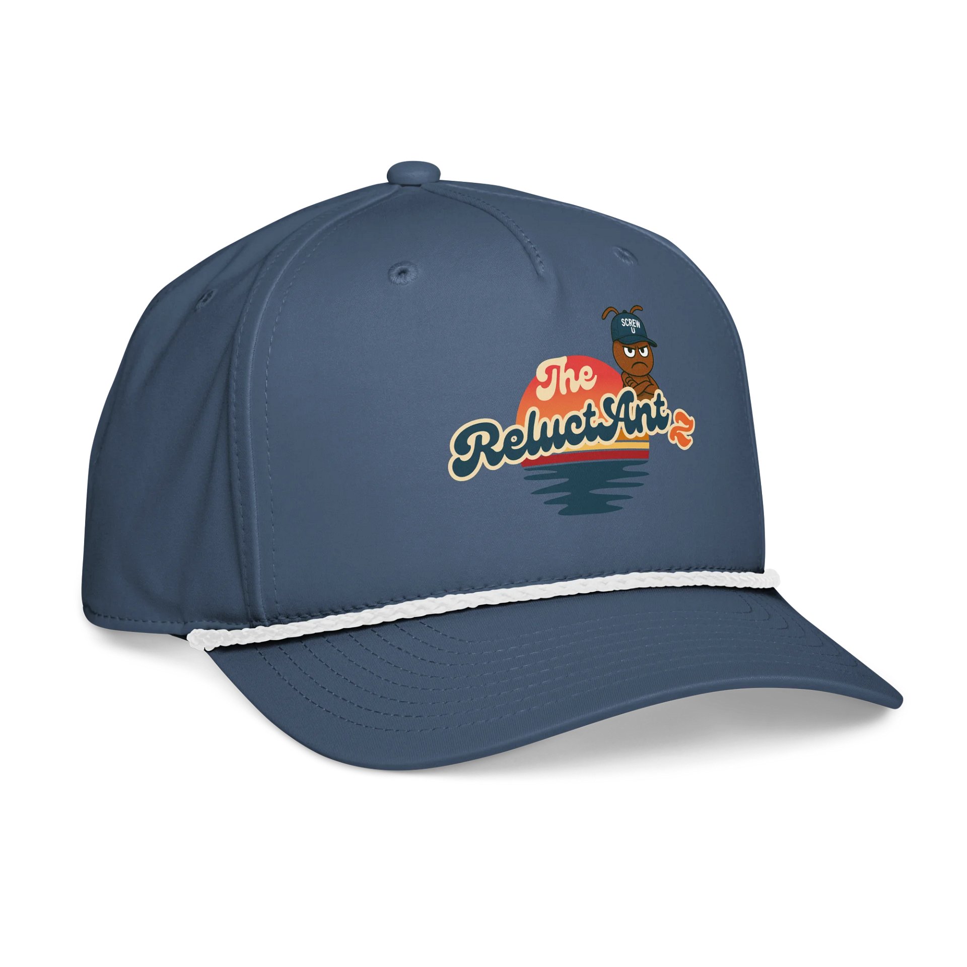 Screw U Hat by The ReluctAntz – Blue Rope Cap product image (4)