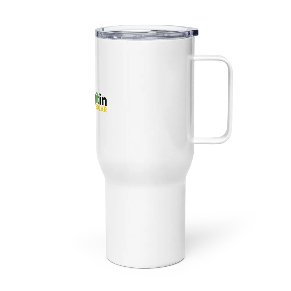 Plug It In Solar High-Quality Travel Mug with Handle product image (4)