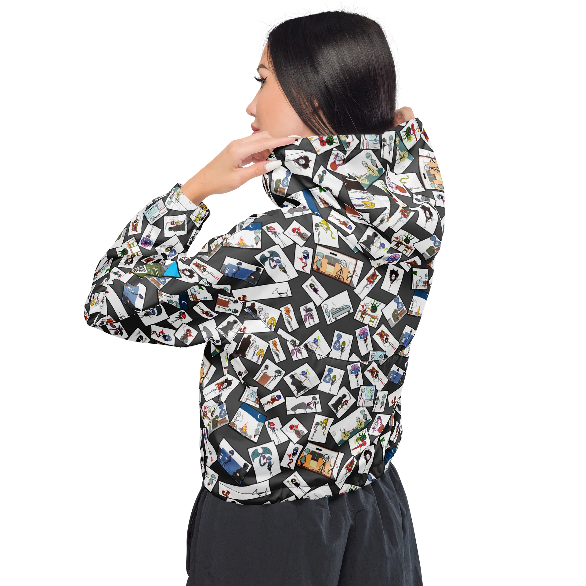 Stick Vet Womens Cropped Windbreaker product image (3)